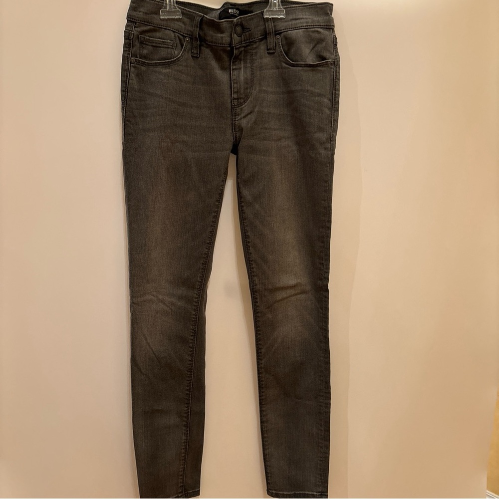 Hudson Krista Super Skinny Low Rise Jeans Women's Size 26 Gray